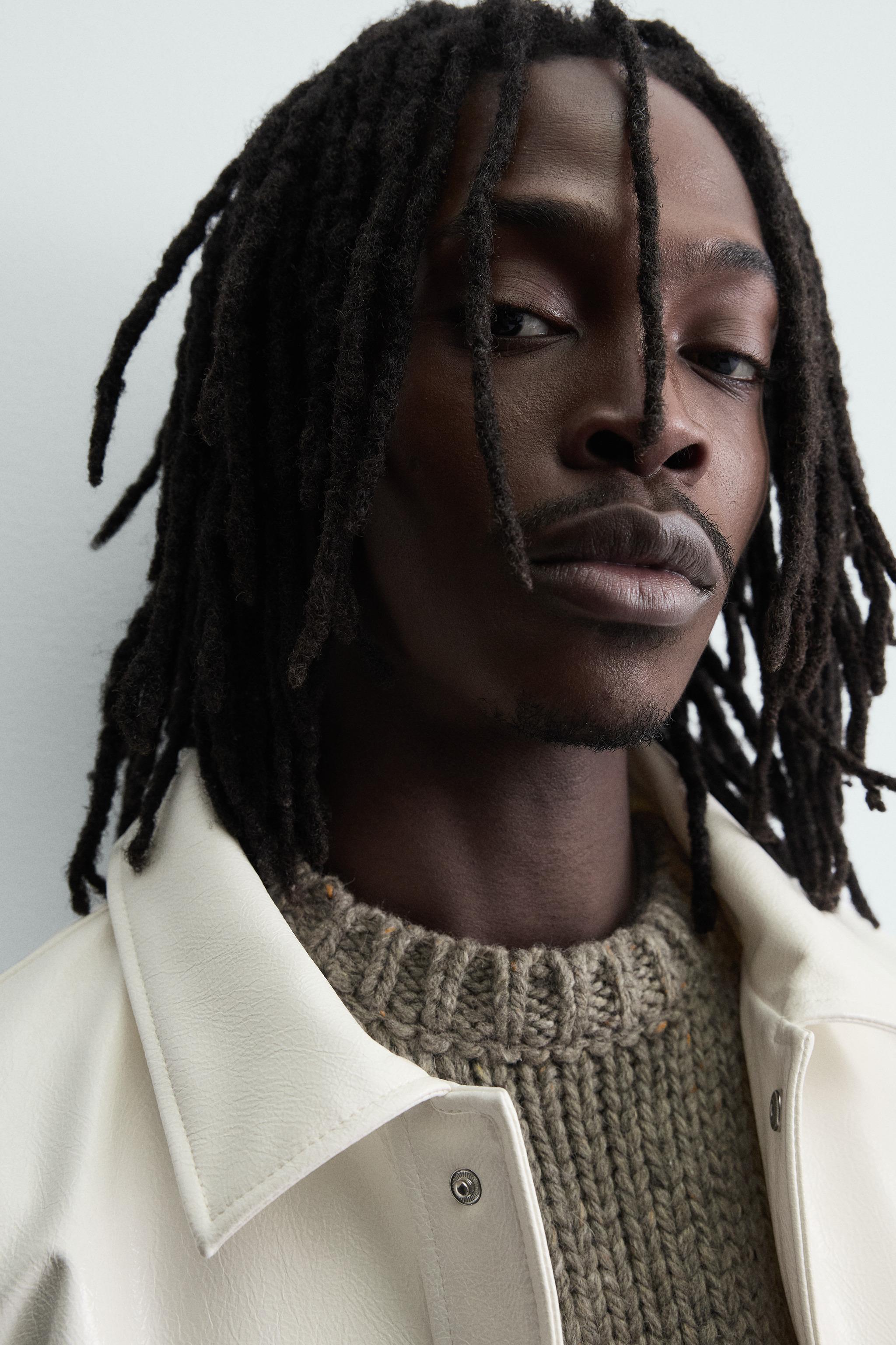 SHINY FAUX LEATHER JACKET